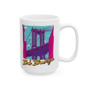 BadBrooklyn Bridge Vibes Ceramic Coffee Mug