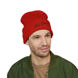 BadBrooklyn Classic Embroidered Knit Beanie