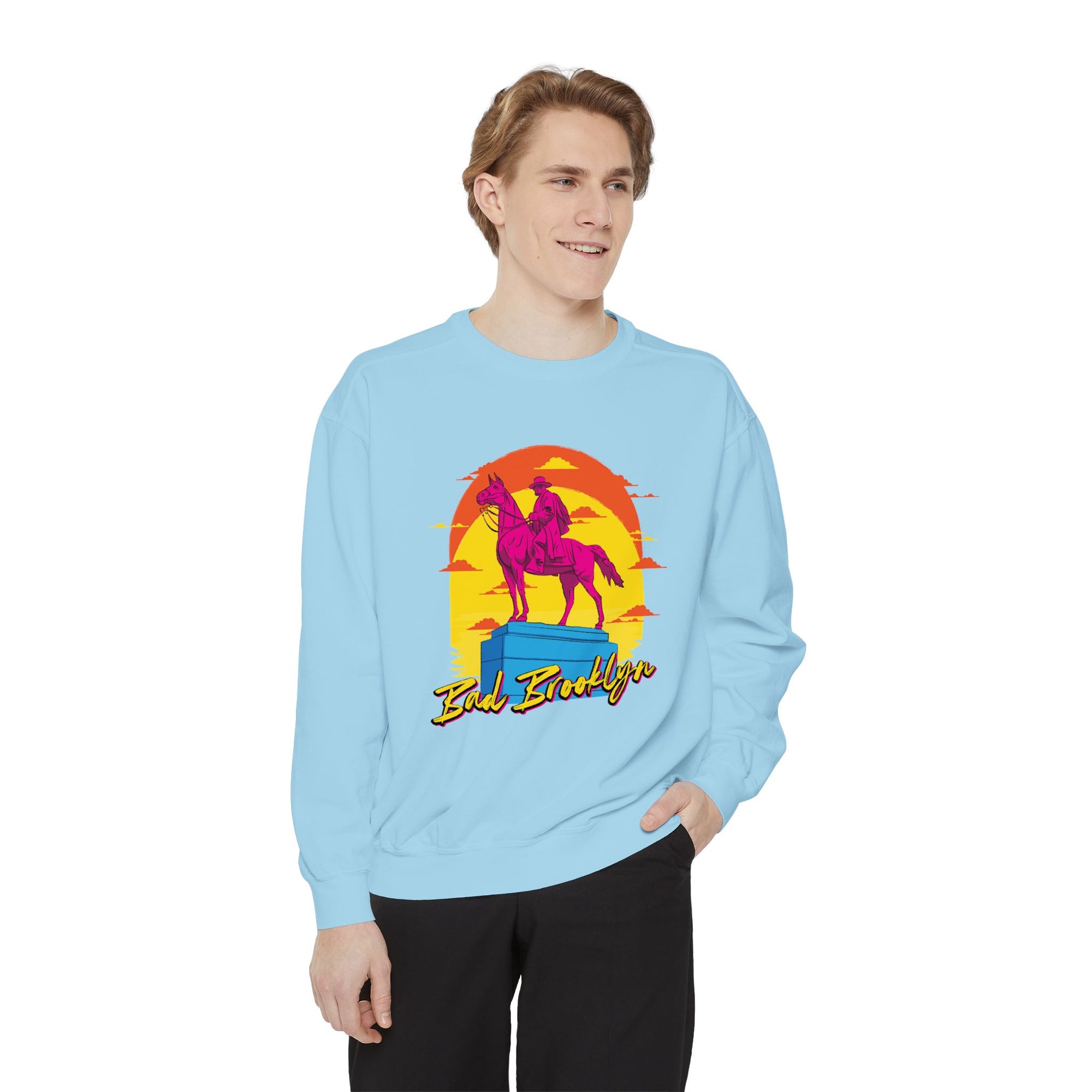 BadBrooklyn Western Cowboy Rider Premium Sweatshirt
