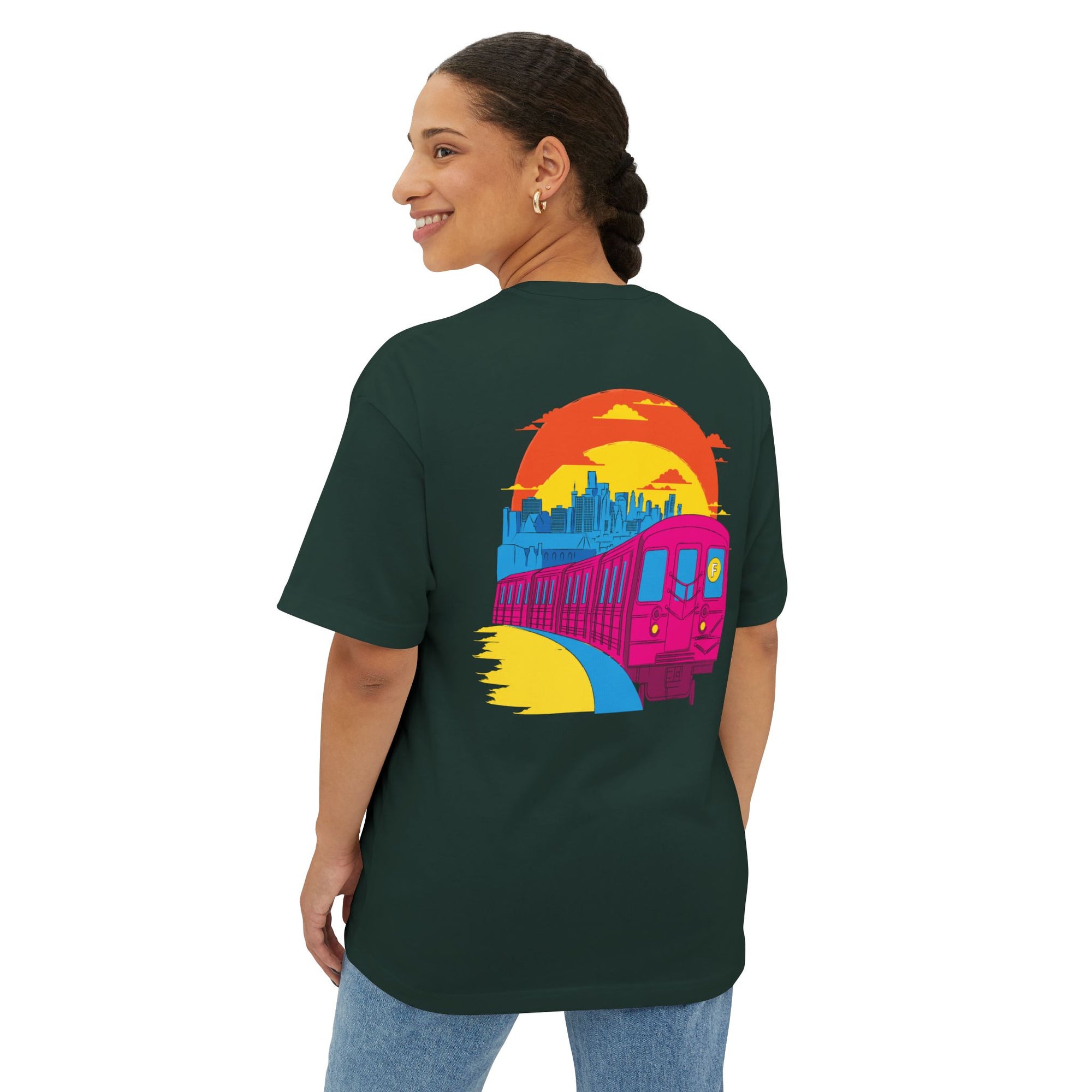BadBrooklyn Sunset Subway Shirt