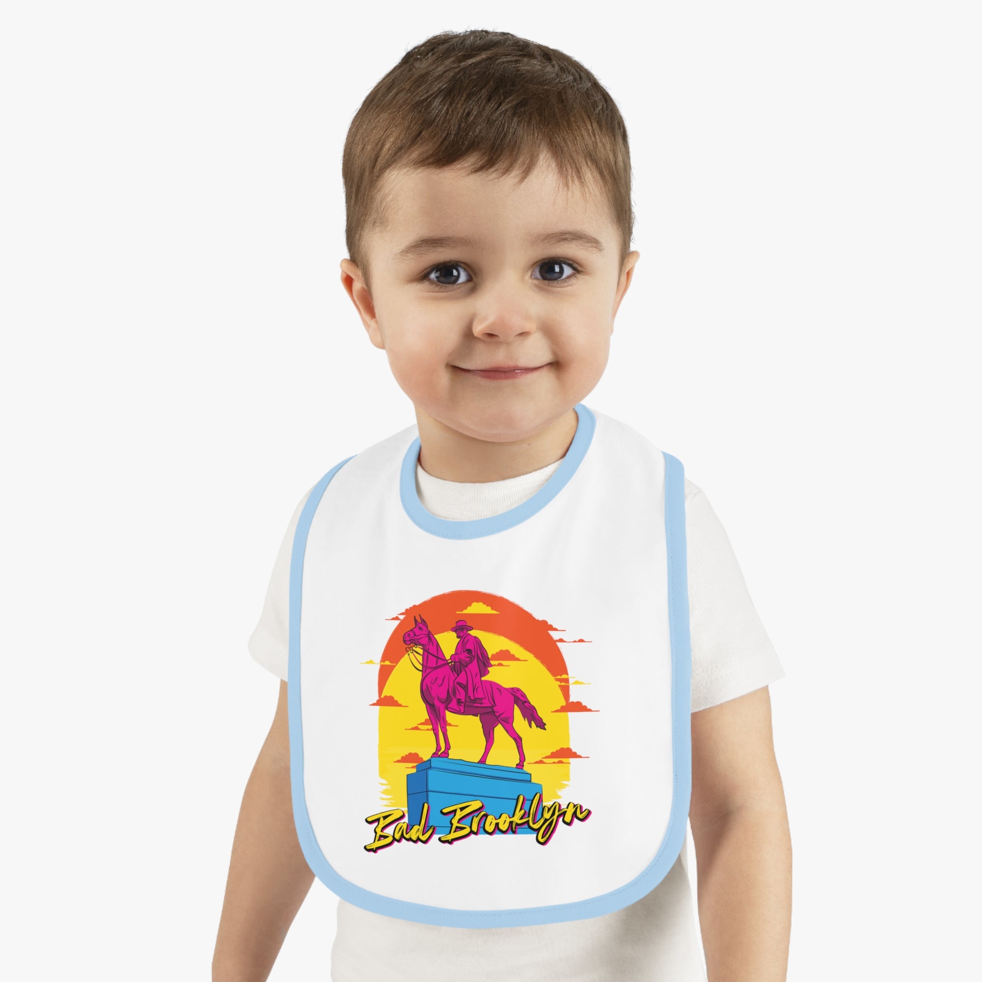 BadBrooklyn Western Cowboy Baby Bib