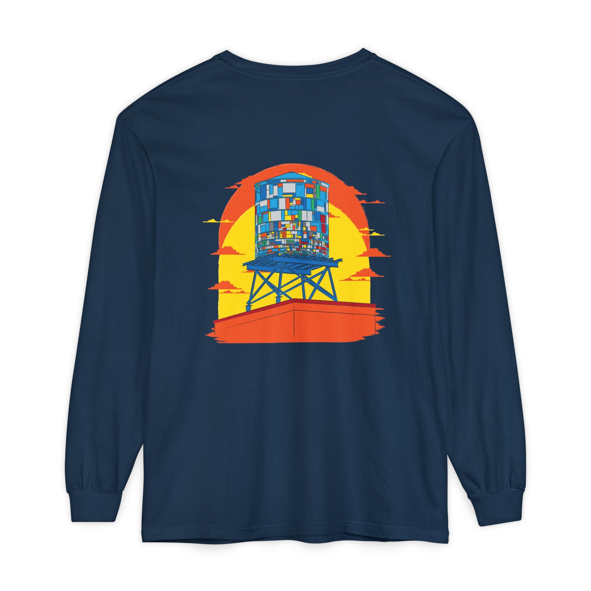BadBrooklyn Water Tower Sunset Premium Sweatshirt