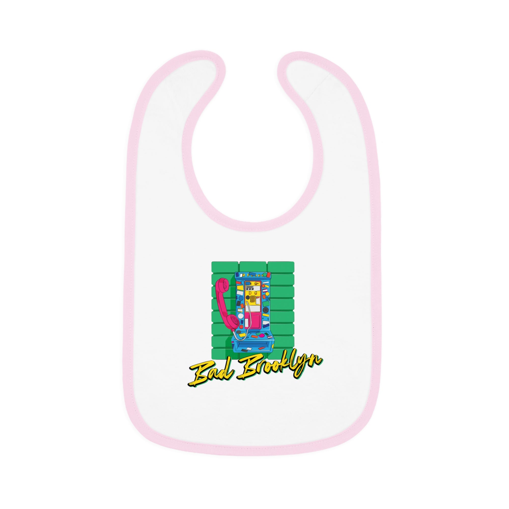 BadBrooklyn Retro Payphone Baby Bib