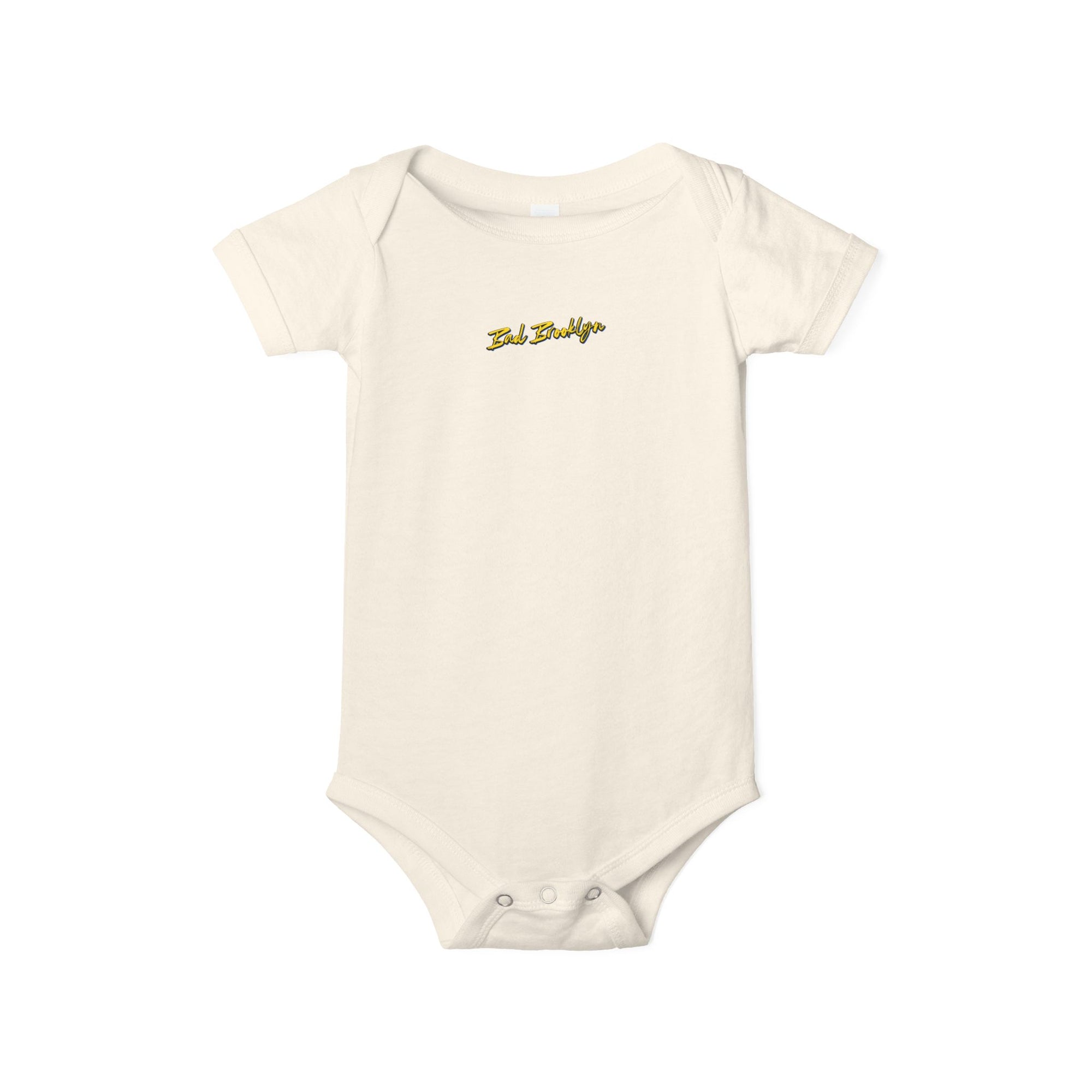 BadBrooklyn Gold Classic Baby Infant Jersey Bodysuit