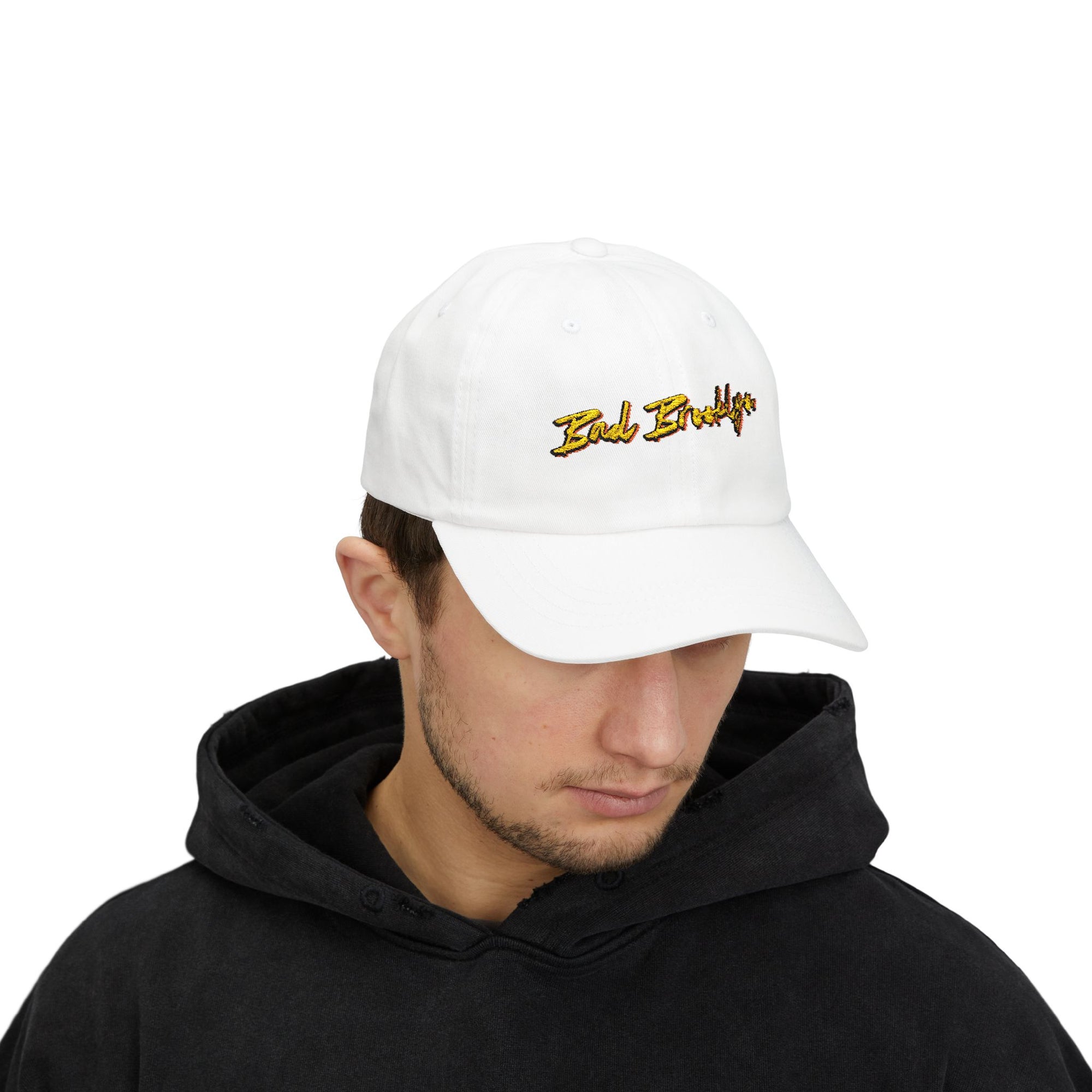 BadBrooklyn Gold Classic Embroidered Dad Cap