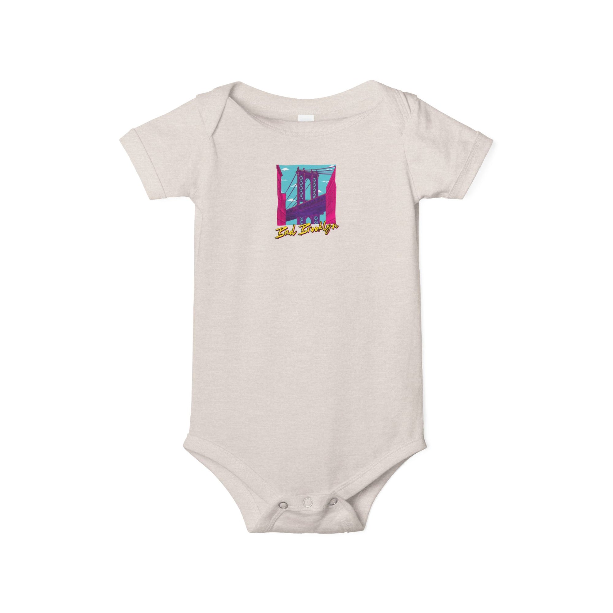 BadBrooklyn Bridge Vibes Baby Infant Jersey Bodysuit