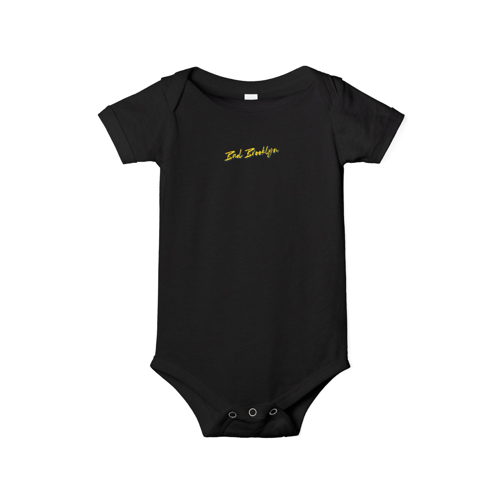 BadBrooklyn Gold Classic Baby Infant Jersey Bodysuit