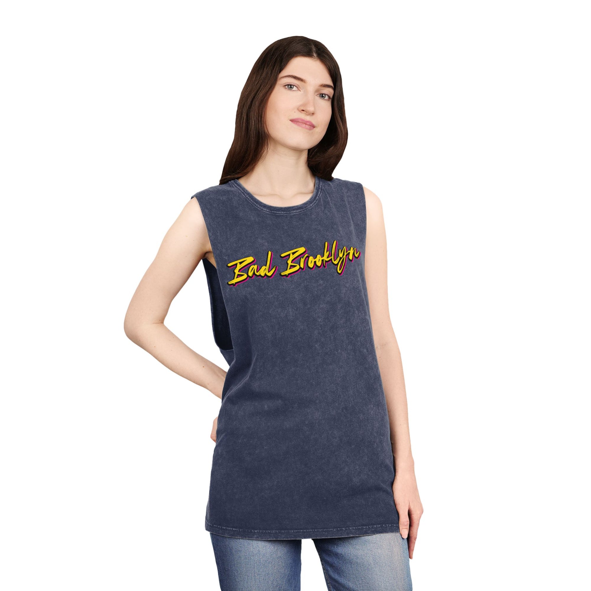 BadBrooklyn Gold Classic Stonewash Tank