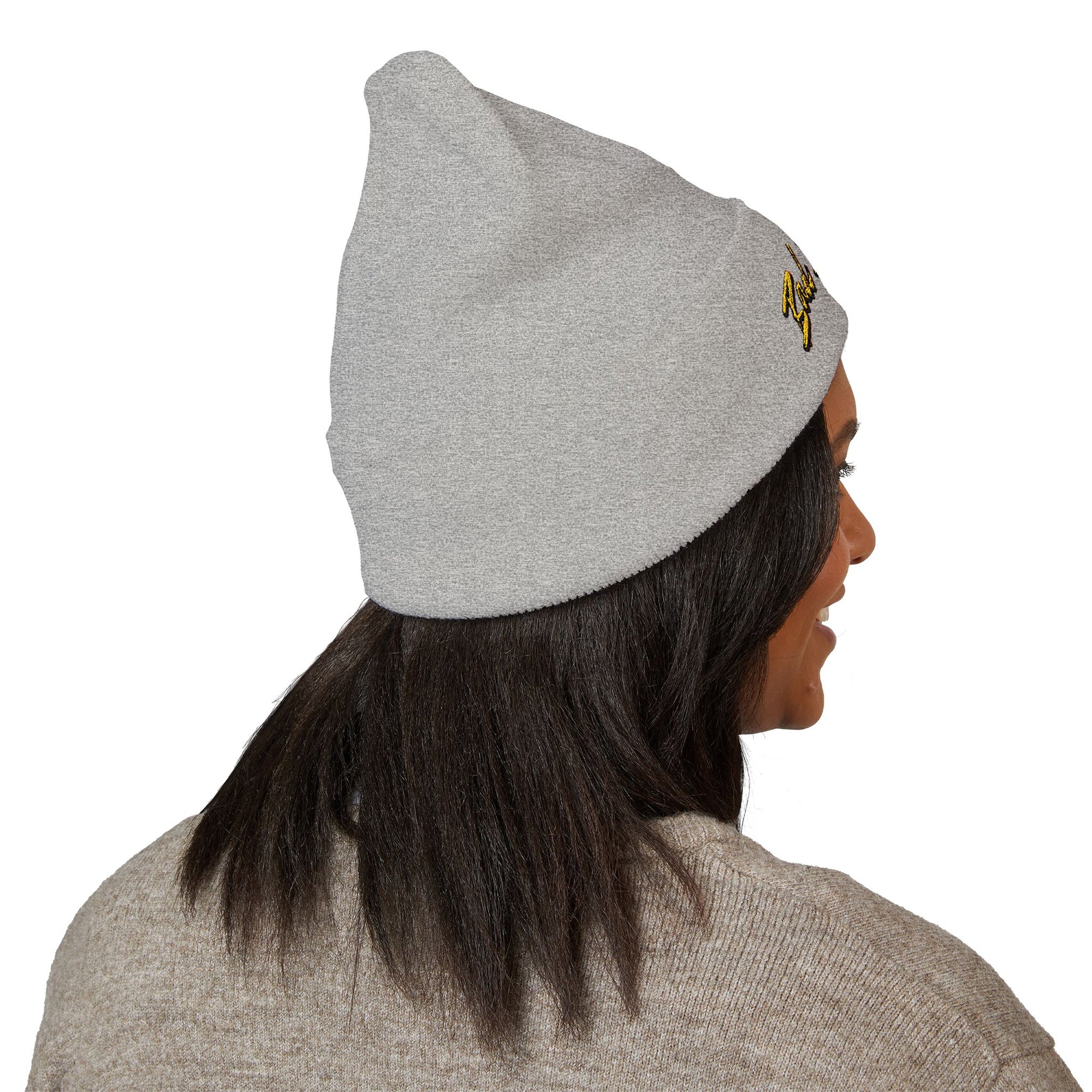 BadBrooklyn Bold Classic Embroidered Knit Beanie