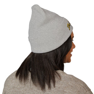 BadBrooklyn Bold Classic Embroidered Knit Beanie