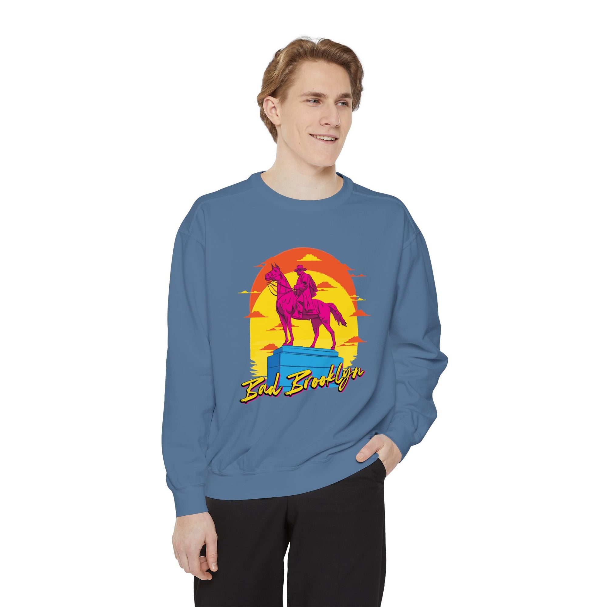 BadBrooklyn Western Cowboy Rider Premium Sweatshirt