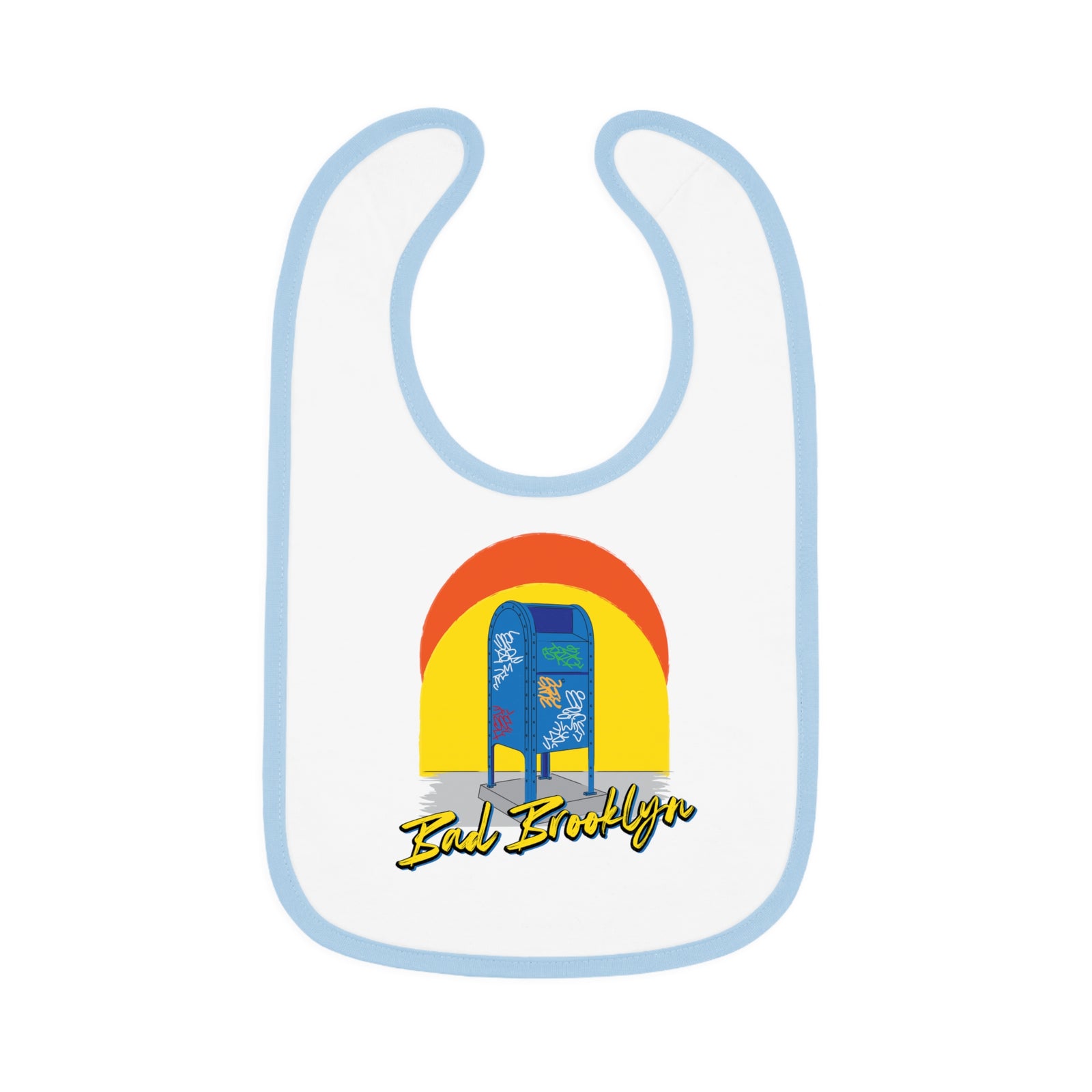 BadBrooklyn Mailbox Graffiti Baby Bib