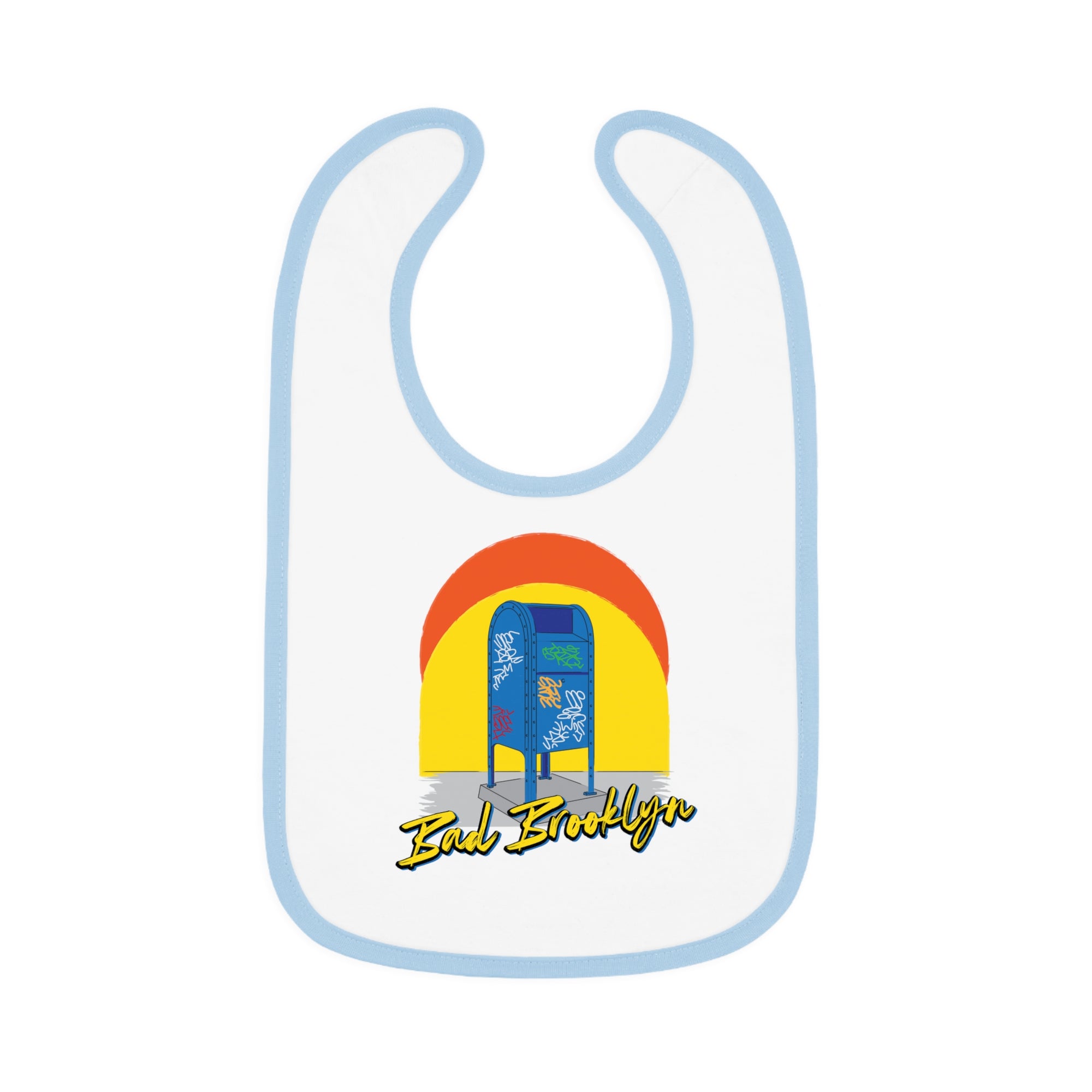 BadBrooklyn Mailbox Graffiti Baby Bib