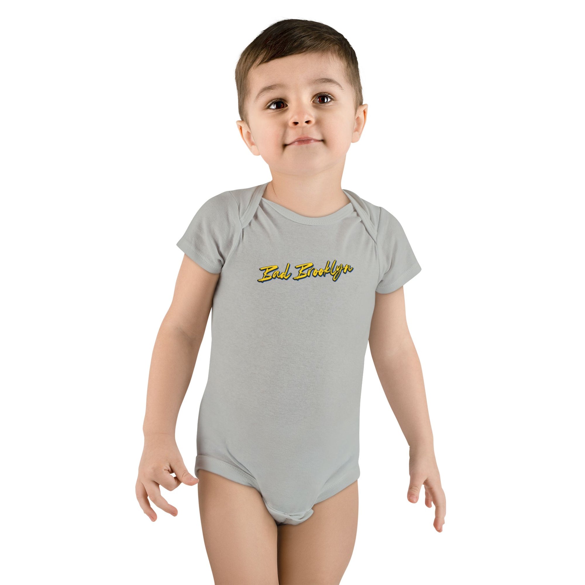 BadBrooklyn Dumpster Alley Short Sleeve Baby Onesie