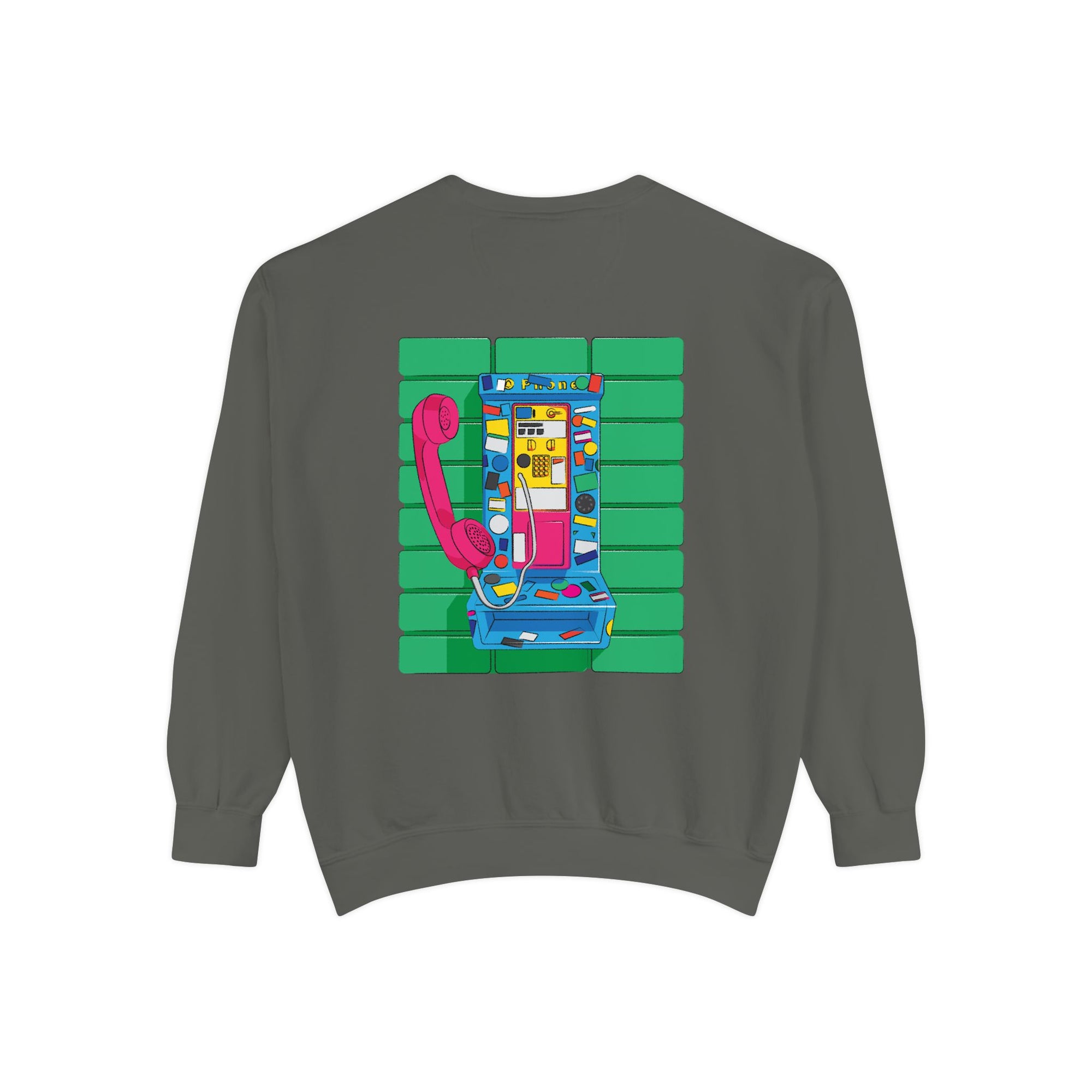 BadBrooklyn Retro Payphone Premium Sweatshirt