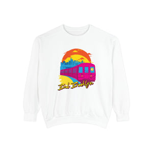BadBrooklyn Sunset Subway Premium Sweatshirt