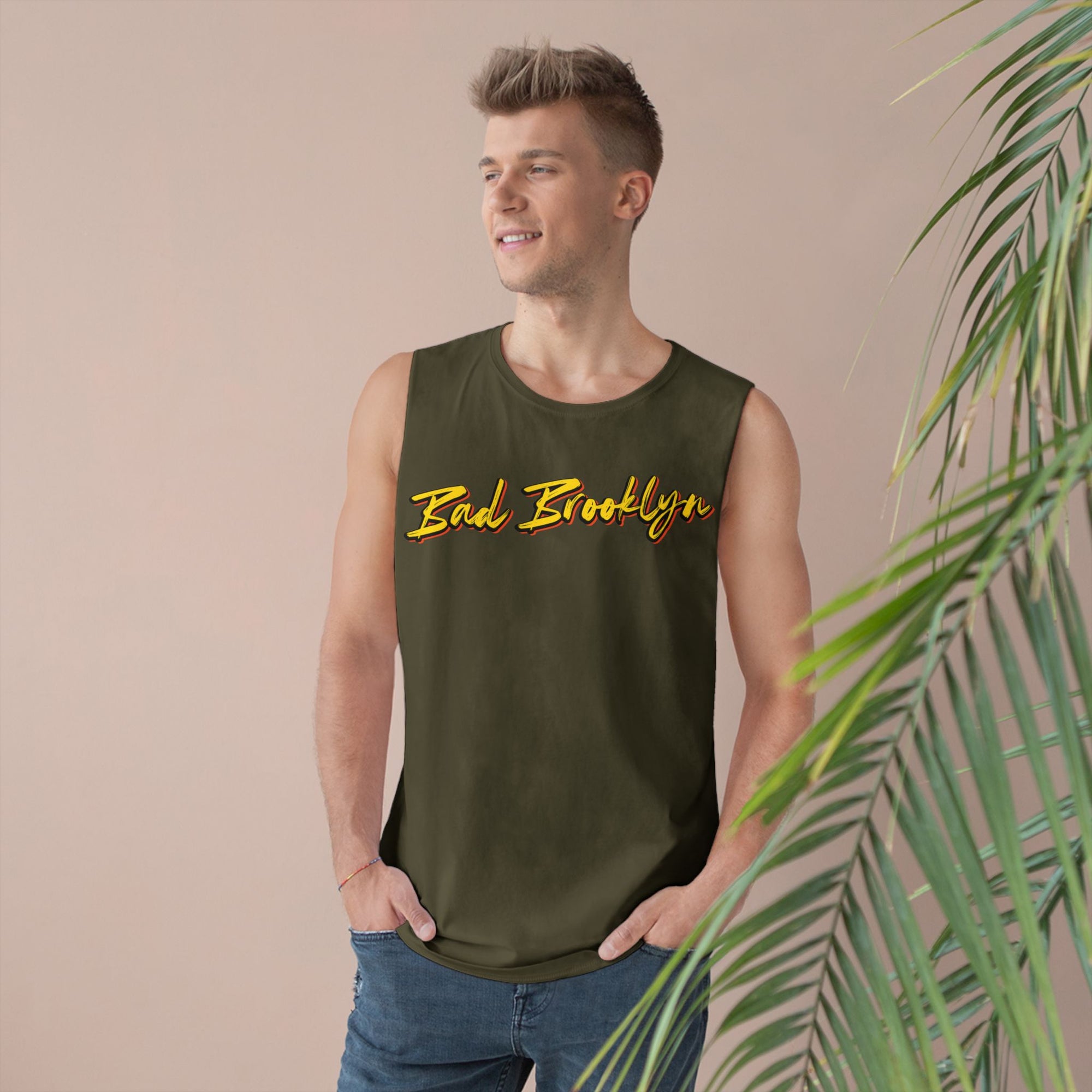 BadBrooklyn Gold Classic Logo Tank
