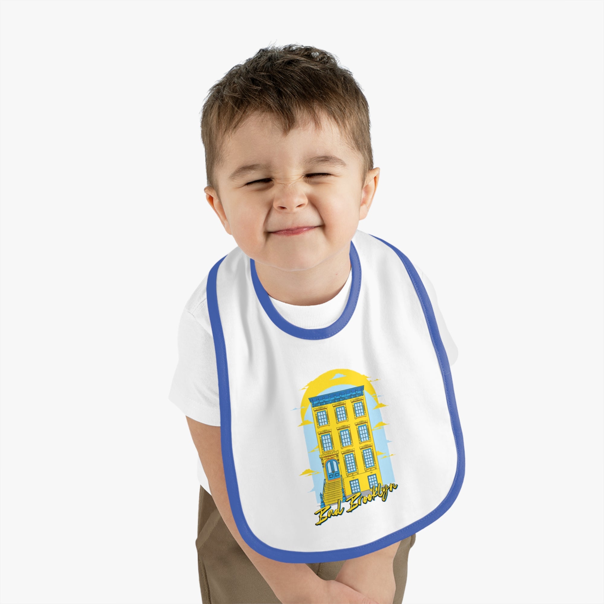 BadBrooklyn Classic Building Baby Bib