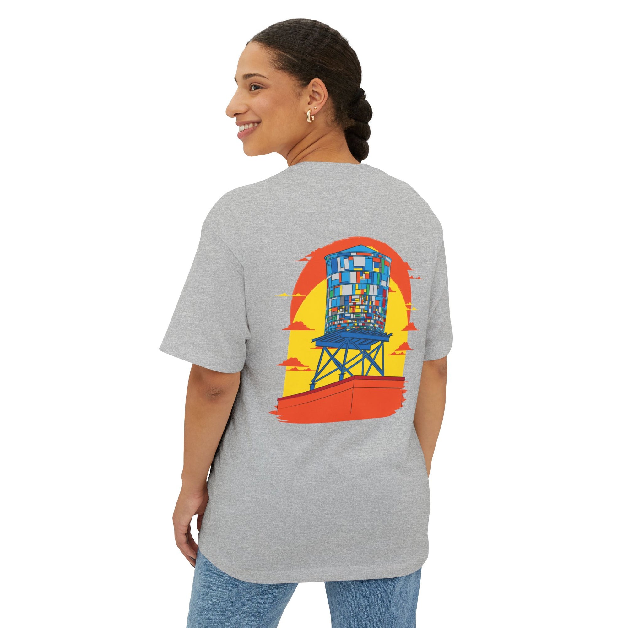 BadBrooklyn Water Tower Sunset Shirt