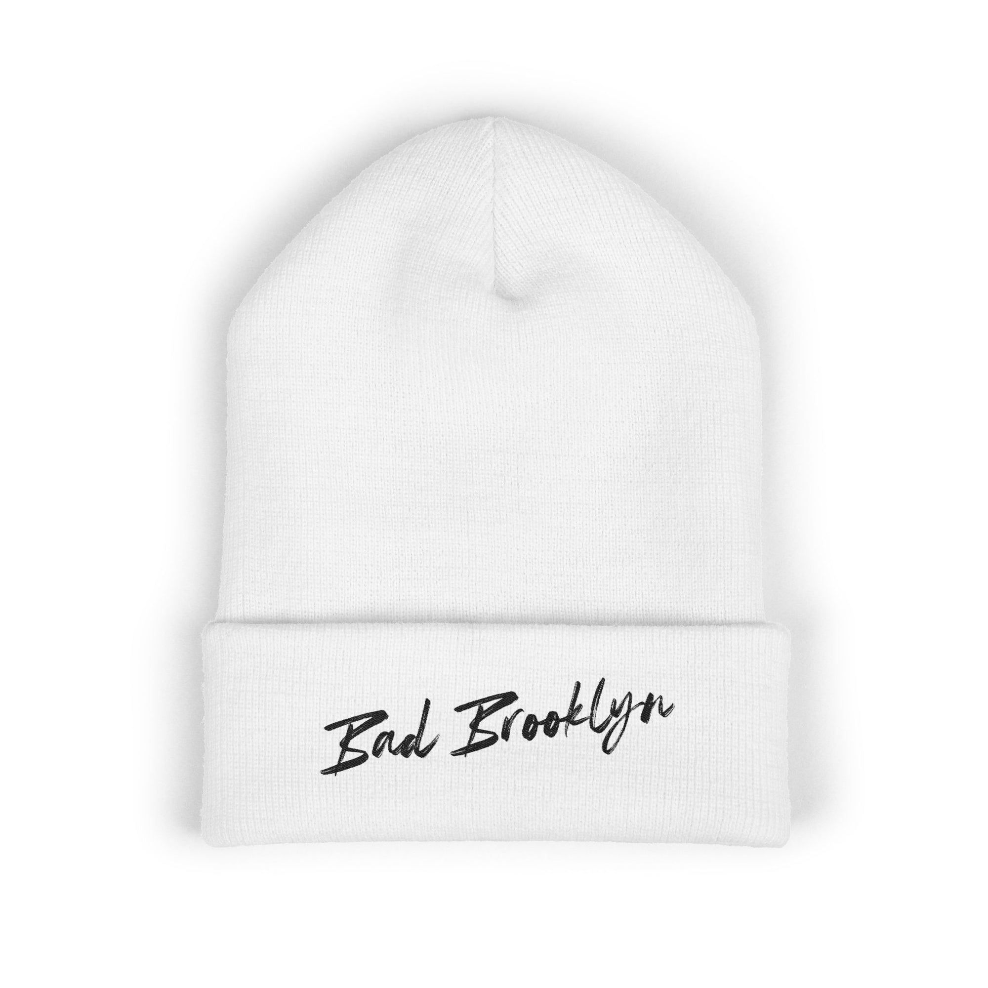 BadBrooklyn Classic Embroidered Knit Beanie