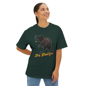 BadBrooklyn Street Rat Smoking Graphic Shirt