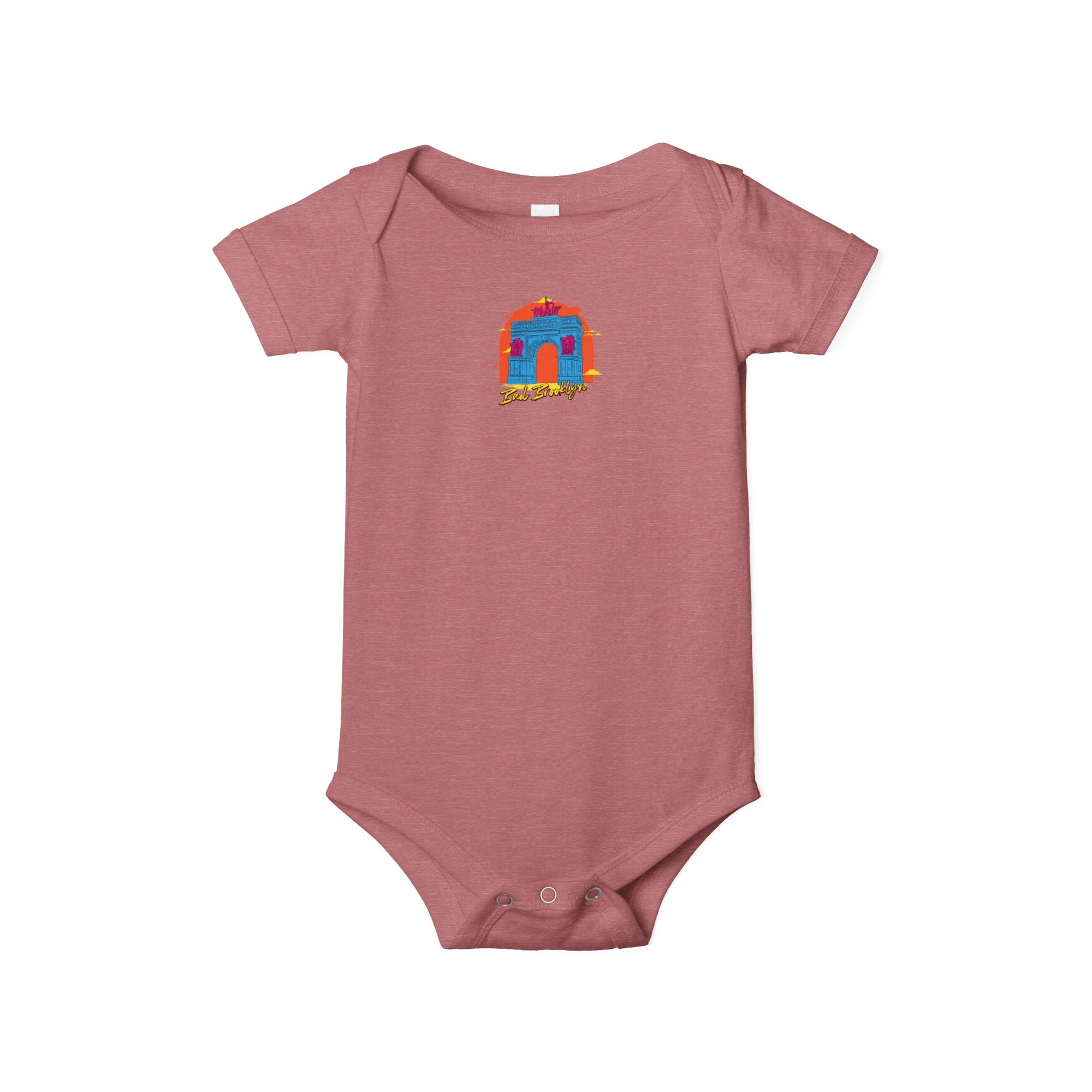 BadBrooklyn Archway Baby Infant Jersey Bodysuit