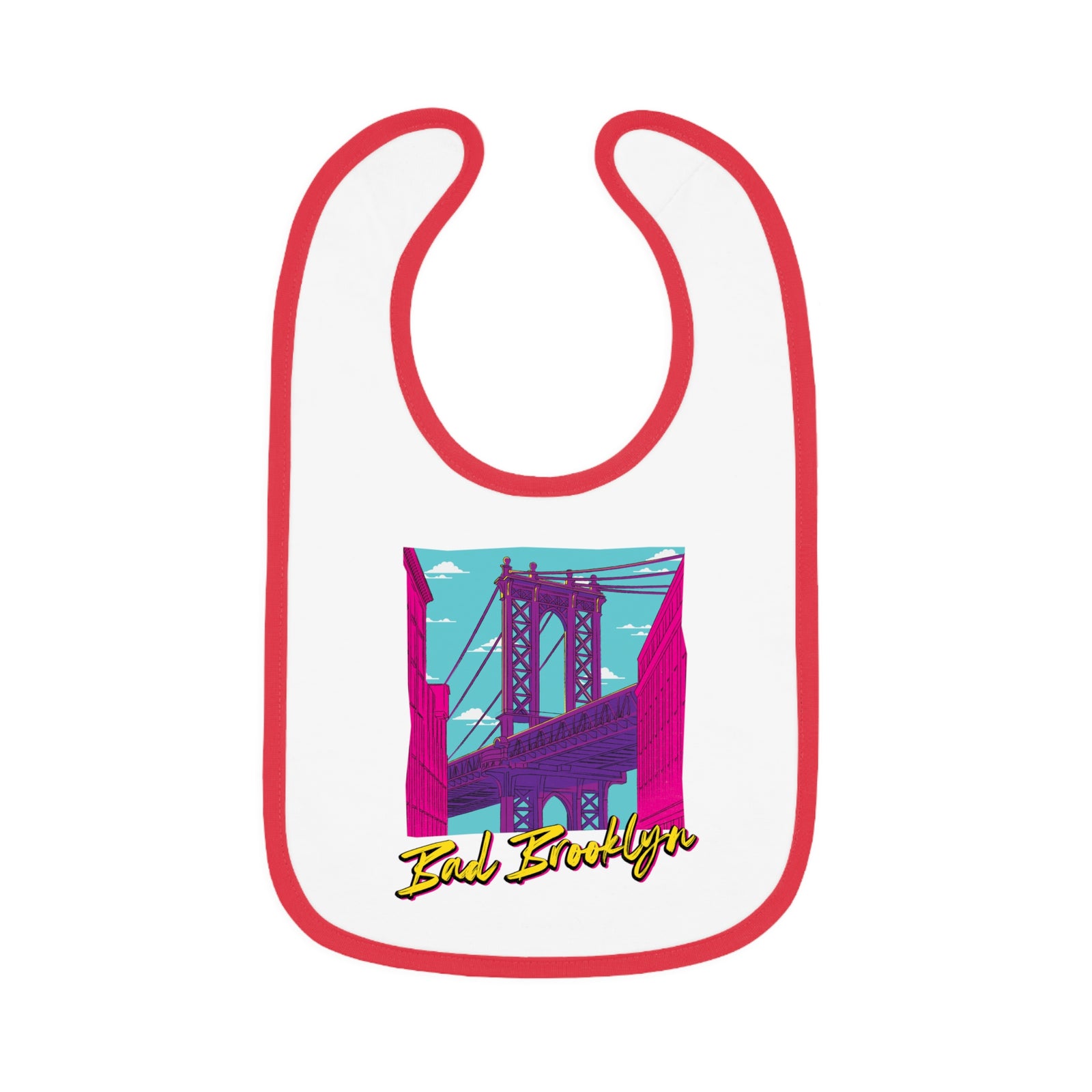 BadBrooklyn Bridge Vibes Baby Bib