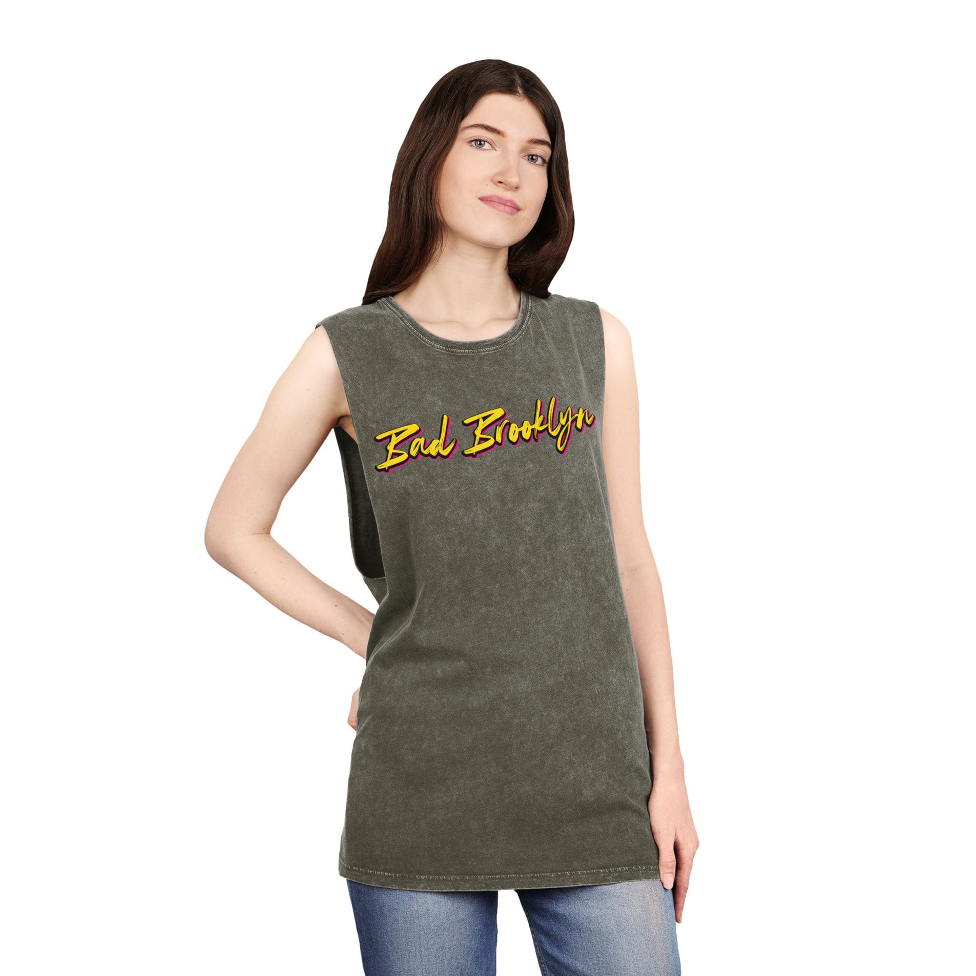 BadBrooklyn Gold Classic Stonewash Tank