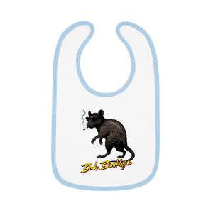 BadBrooklyn Street Rat Smoking Baby Bib