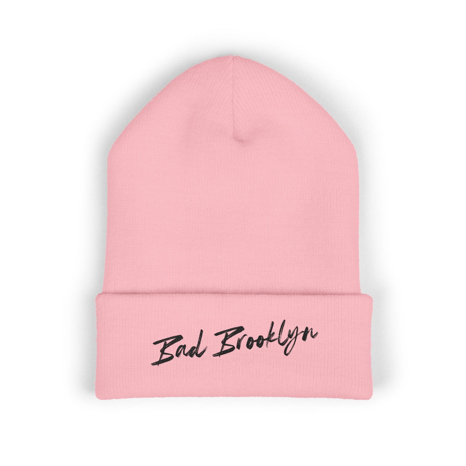 BadBrooklyn Classic Embroidered Knit Beanie