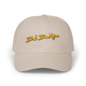 BadBrooklyn Gold Classic Embroidered Dad Cap