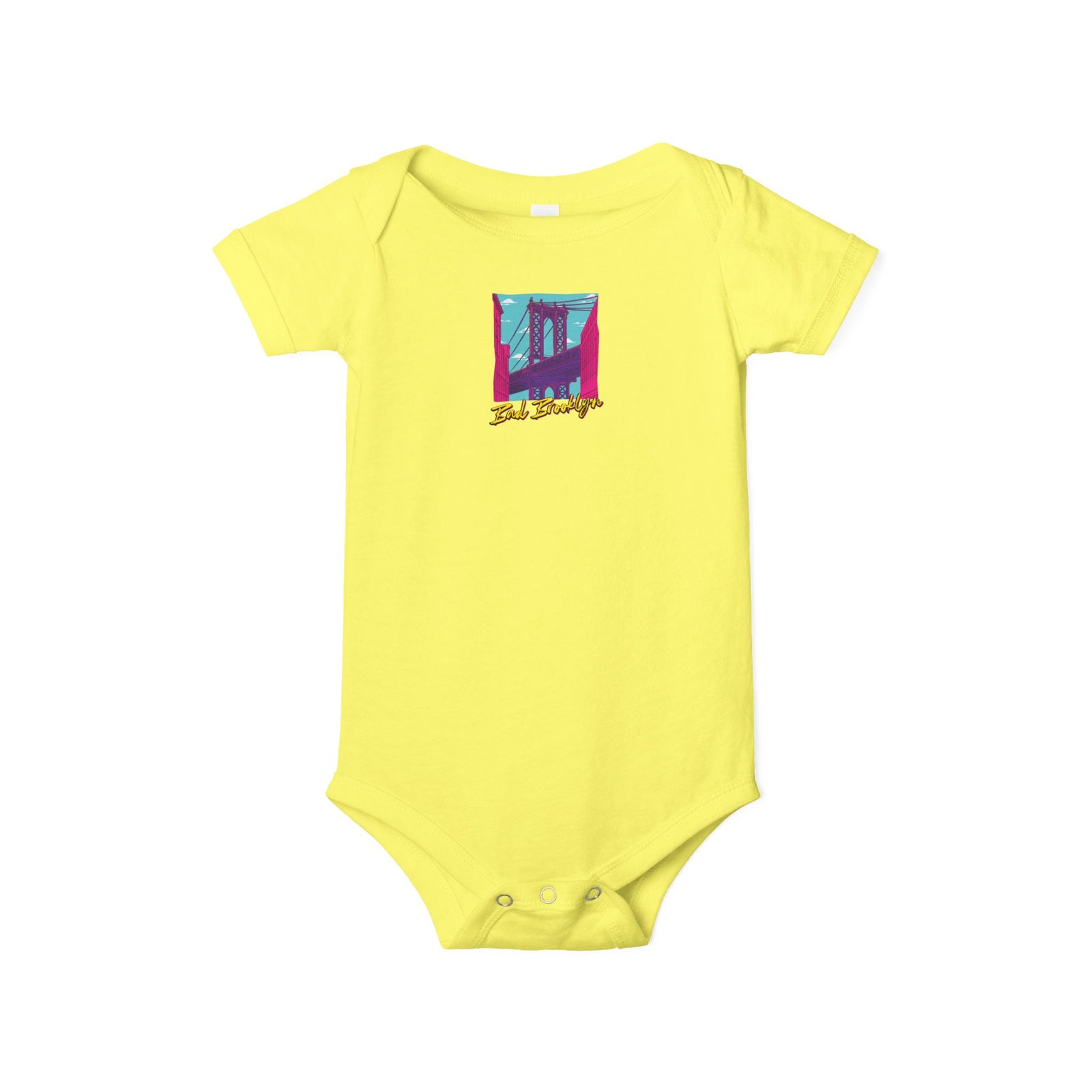 BadBrooklyn Bridge Vibes Baby Infant Jersey Bodysuit