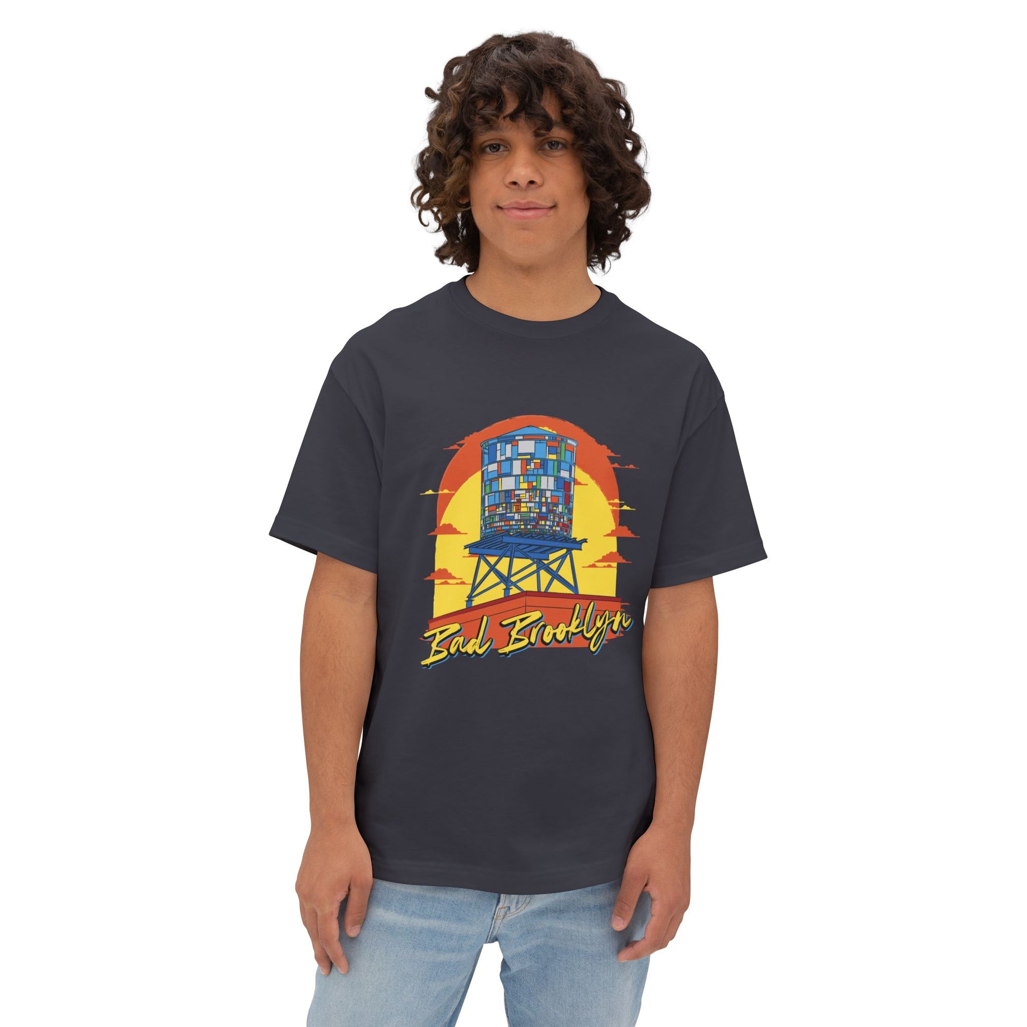 BadBrooklyn Water Tower Sunset Shirt