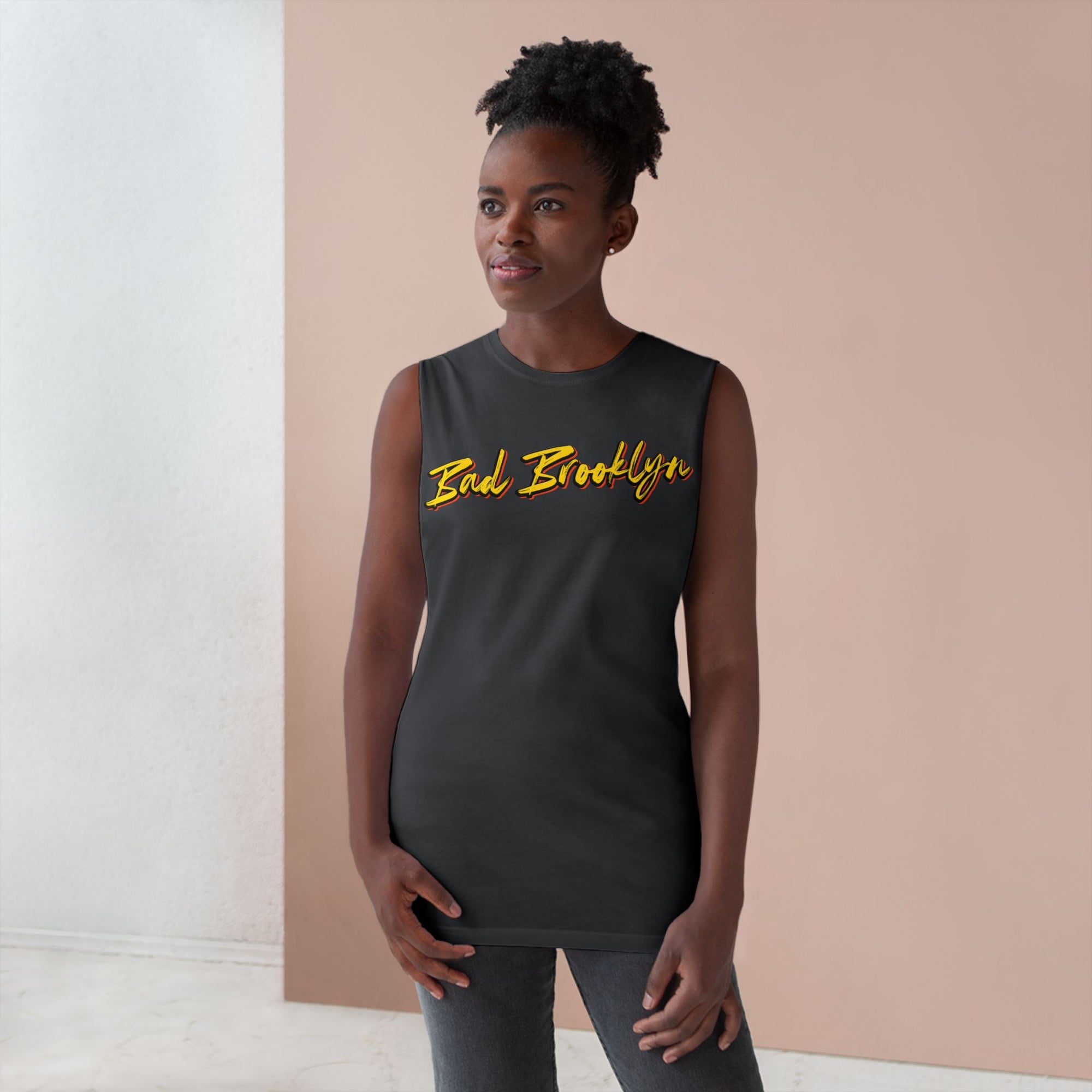 BadBrooklyn Gold Classic Logo Tank
