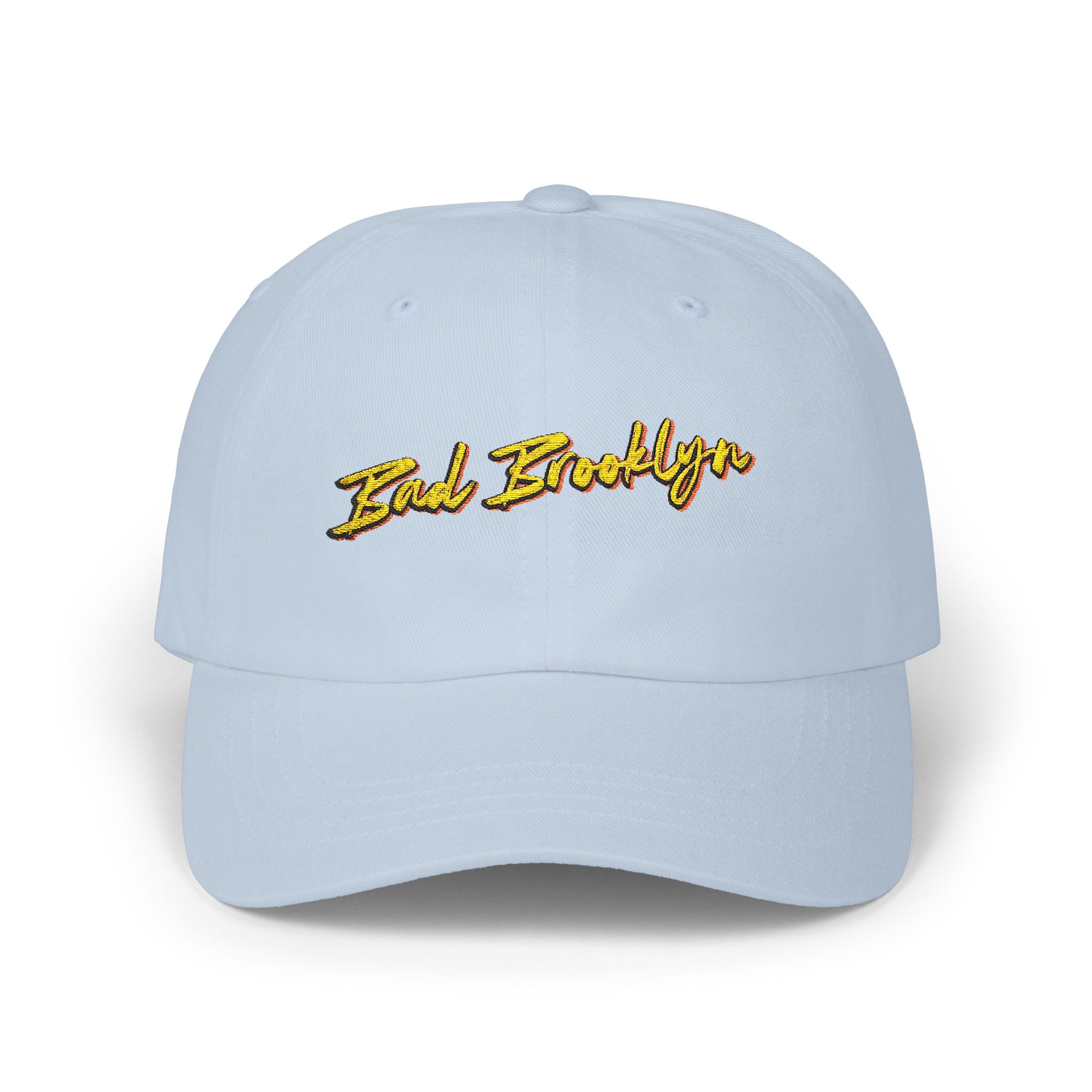 BadBrooklyn Gold Classic Embroidered Dad Cap