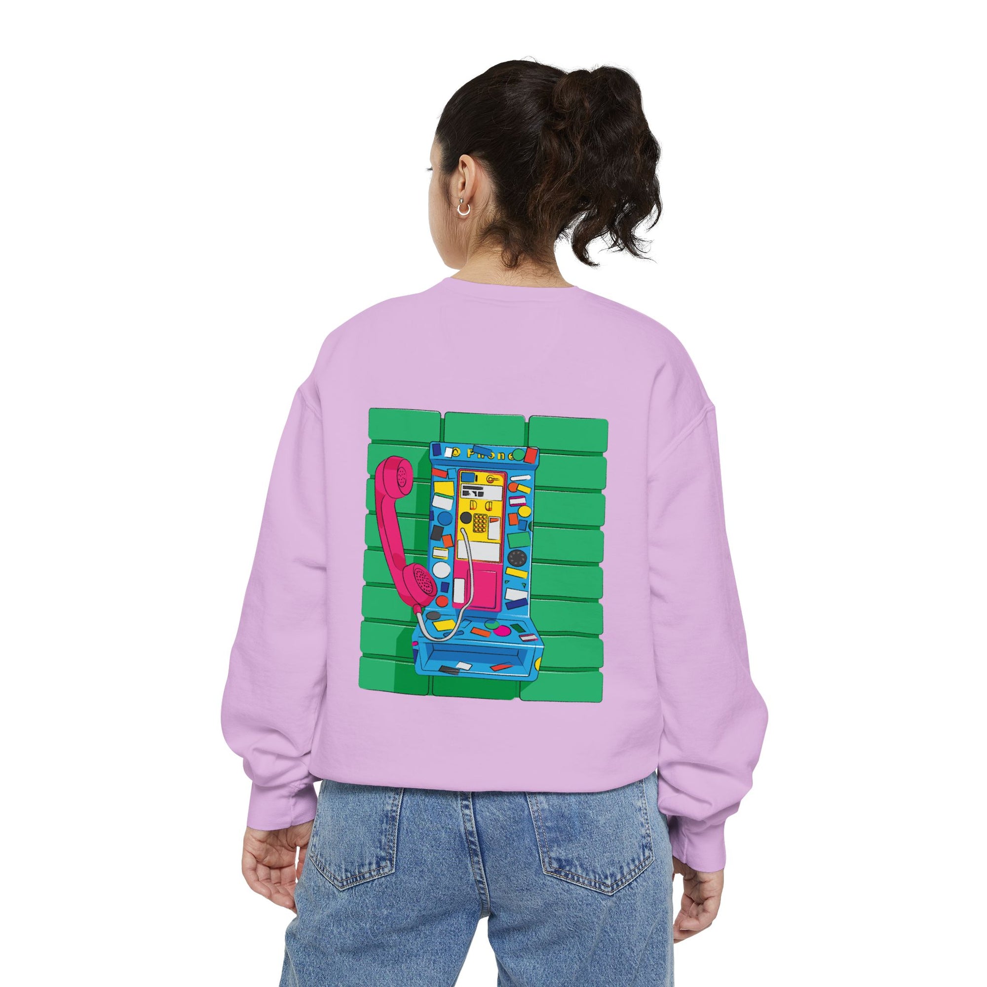 BadBrooklyn Retro Payphone Premium Sweatshirt