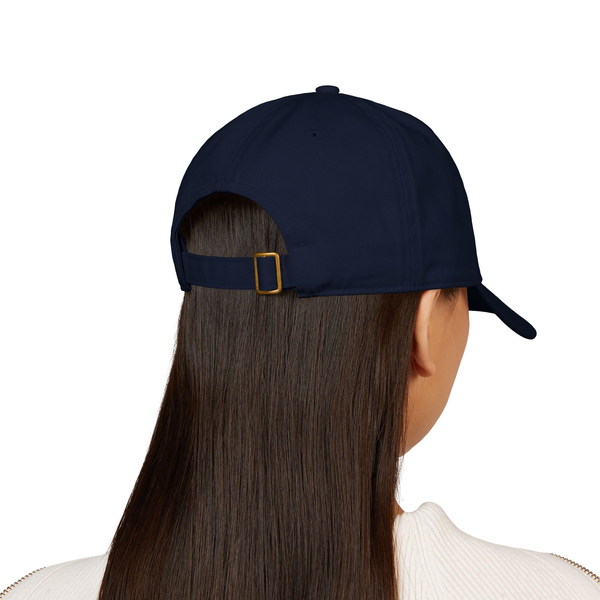 BadBrooklyn Gold Classic Embroidered Baseball Cap