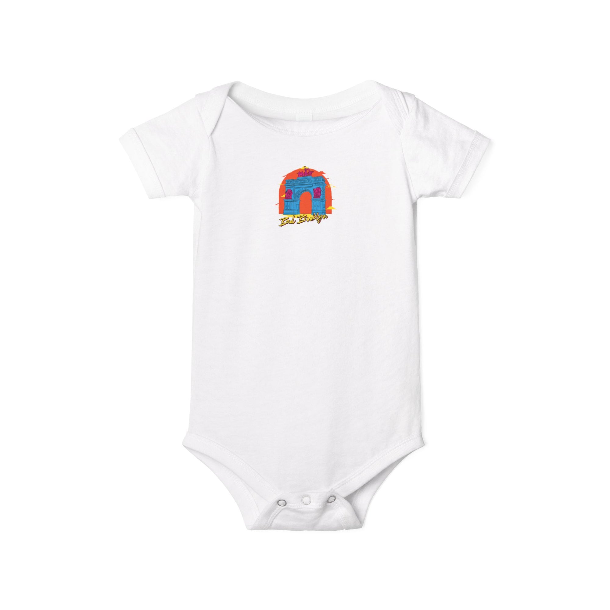 BadBrooklyn Archway Baby Infant Jersey Bodysuit