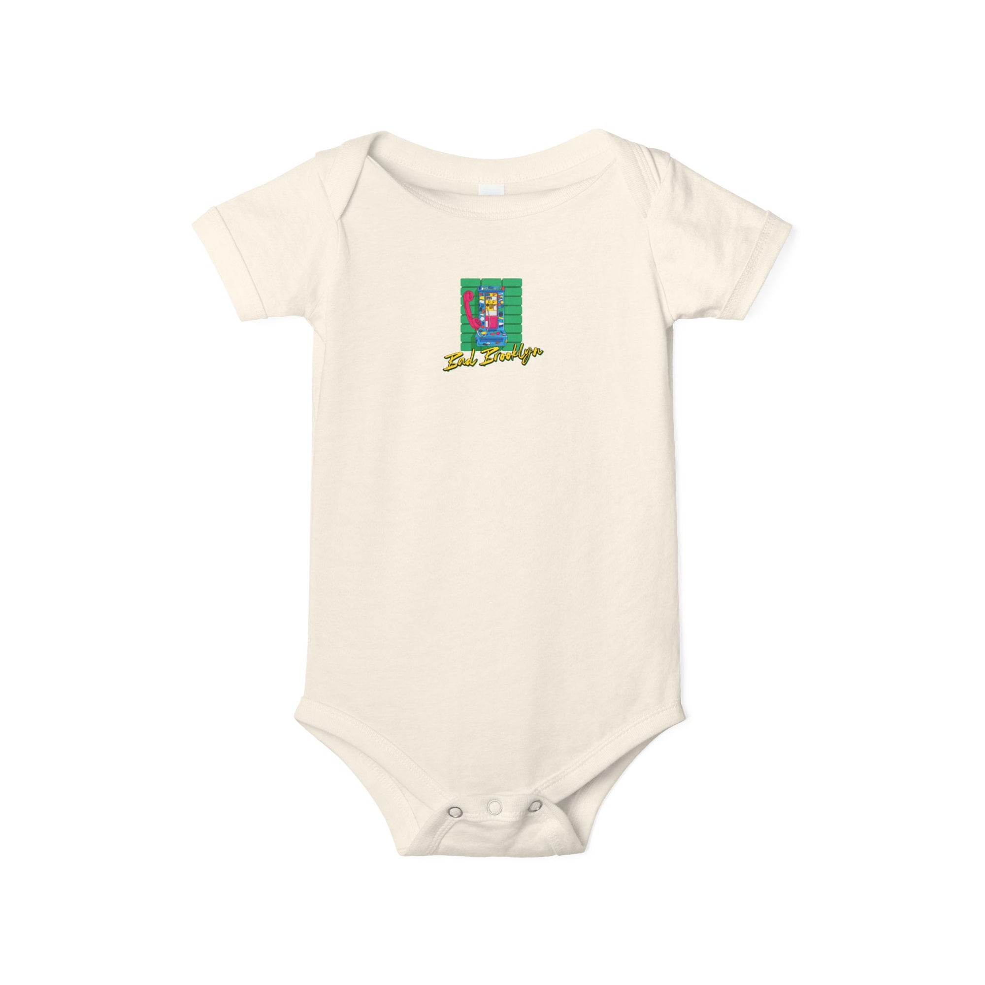 BadBrooklyn Retro Payphone Baby Infant Jersey Bodysuit