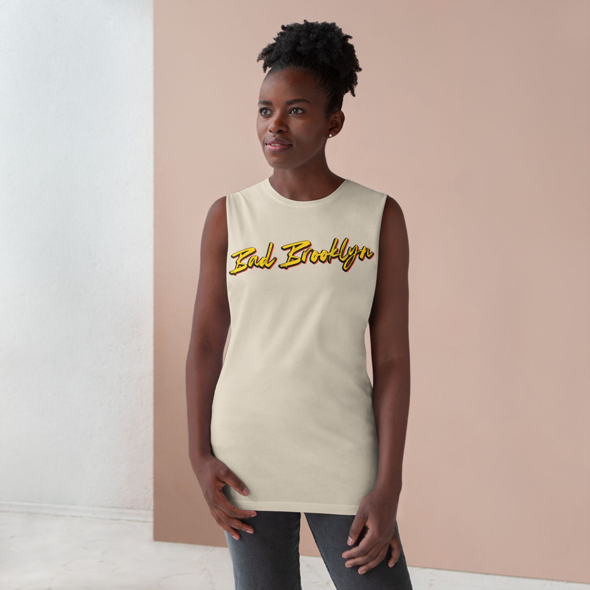 BadBrooklyn Gold Classic Logo Tank