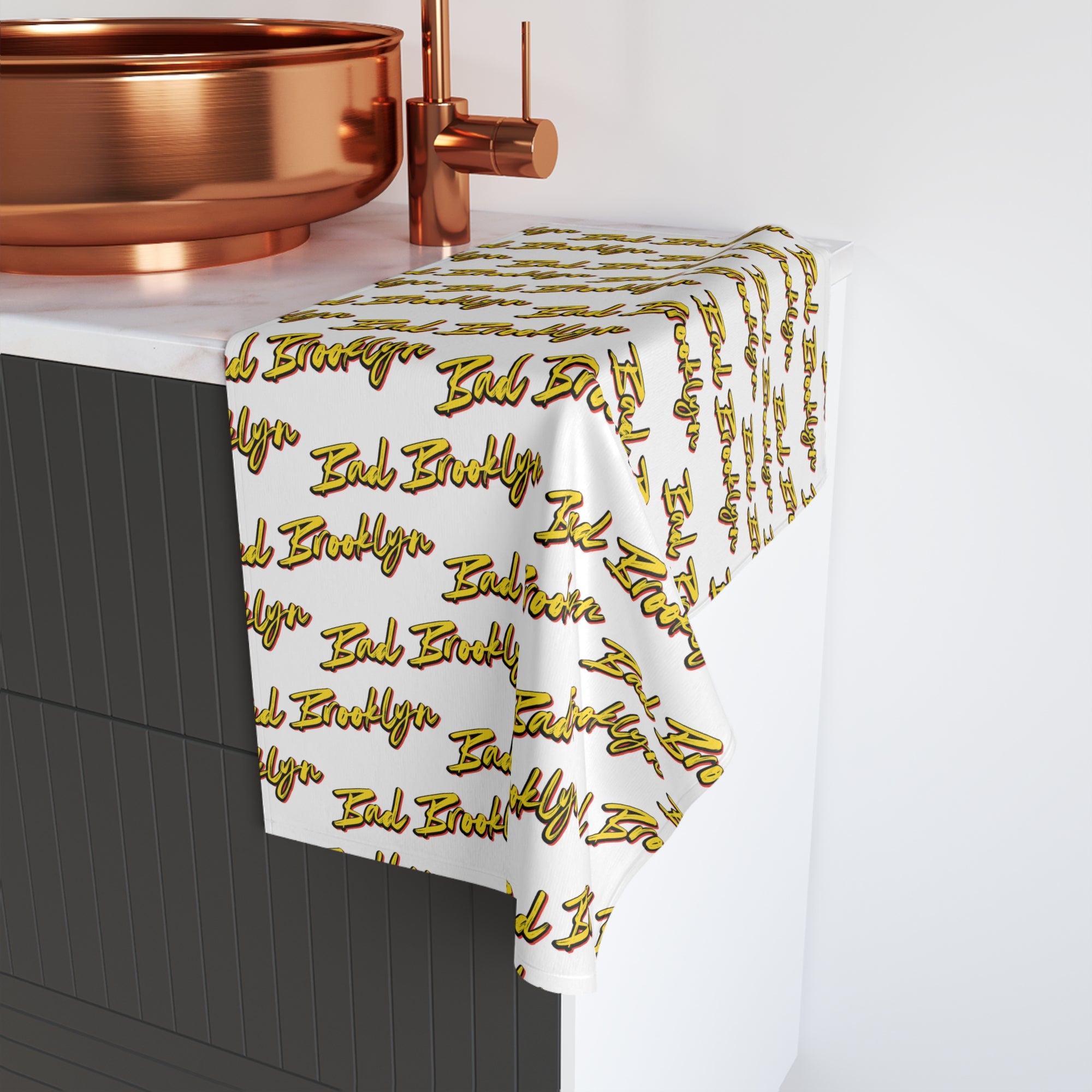 BadBrooklyn Gold Classic Hand Towel