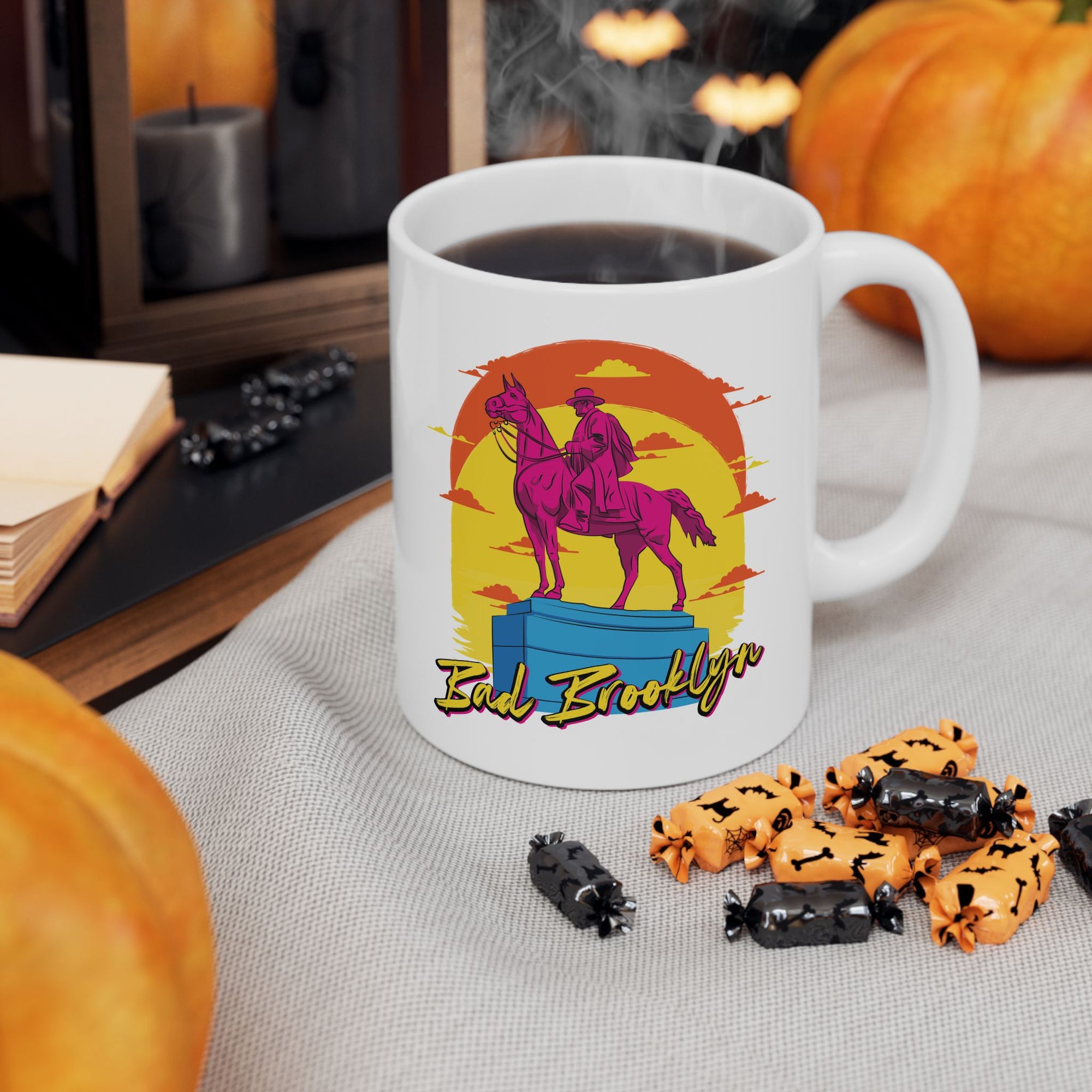 BadBrooklyn Western Cowboy Rider Ceramic Coffee Mug