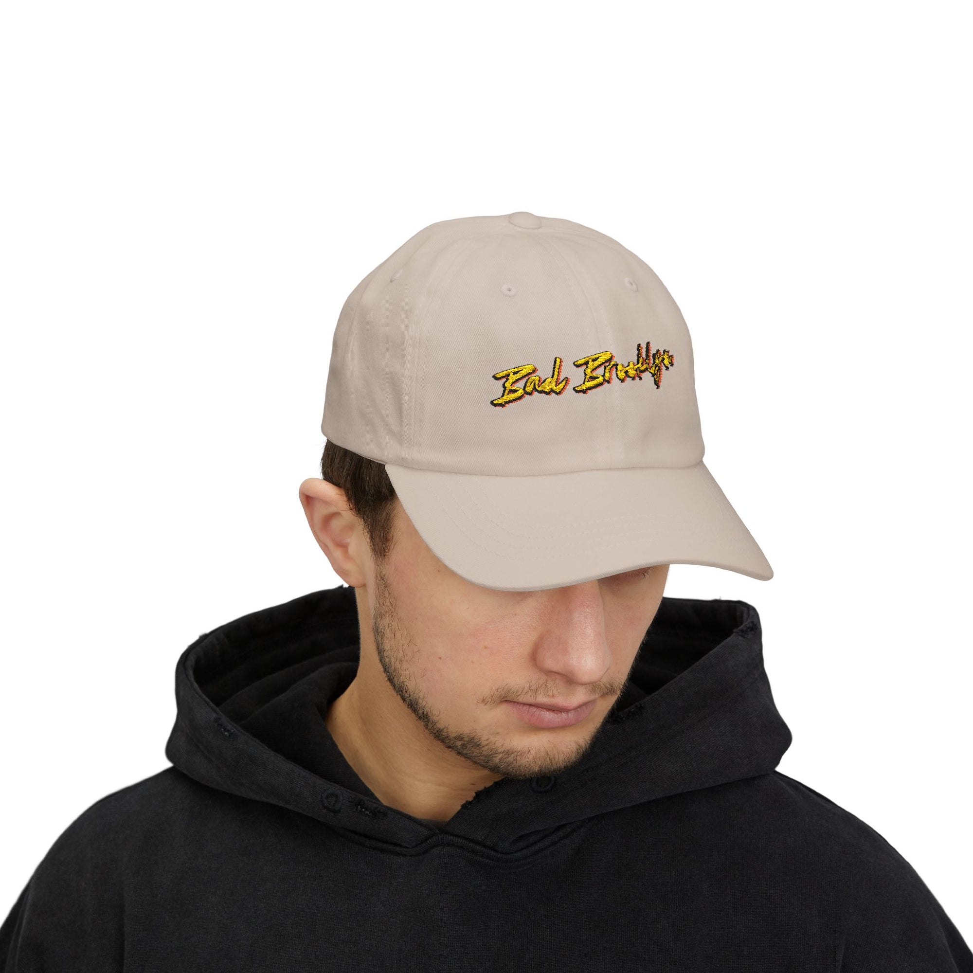 BadBrooklyn Gold Classic Embroidered Dad Cap
