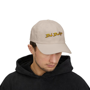 BadBrooklyn Gold Classic Embroidered Dad Cap
