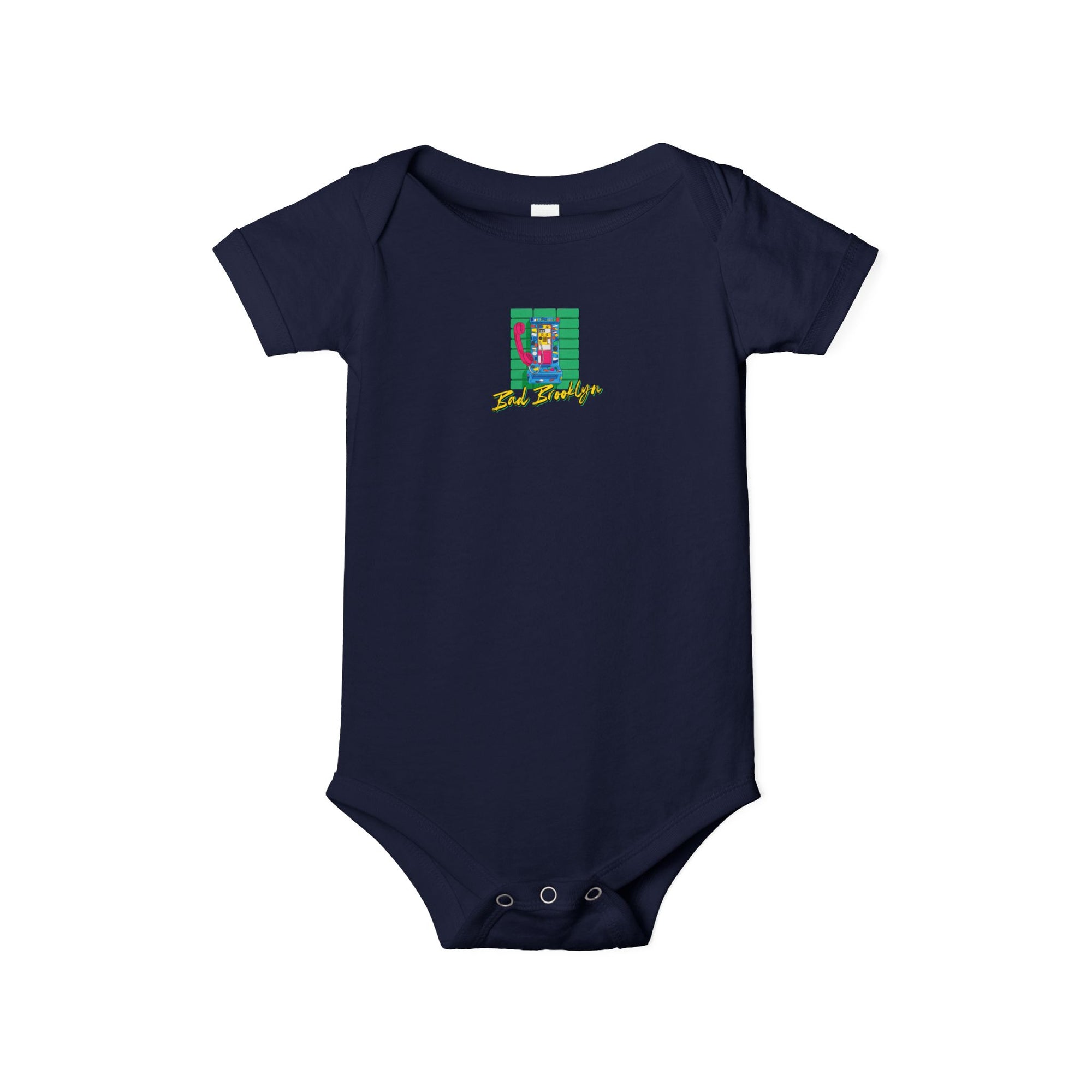 BadBrooklyn Retro Payphone Baby Infant Jersey Bodysuit