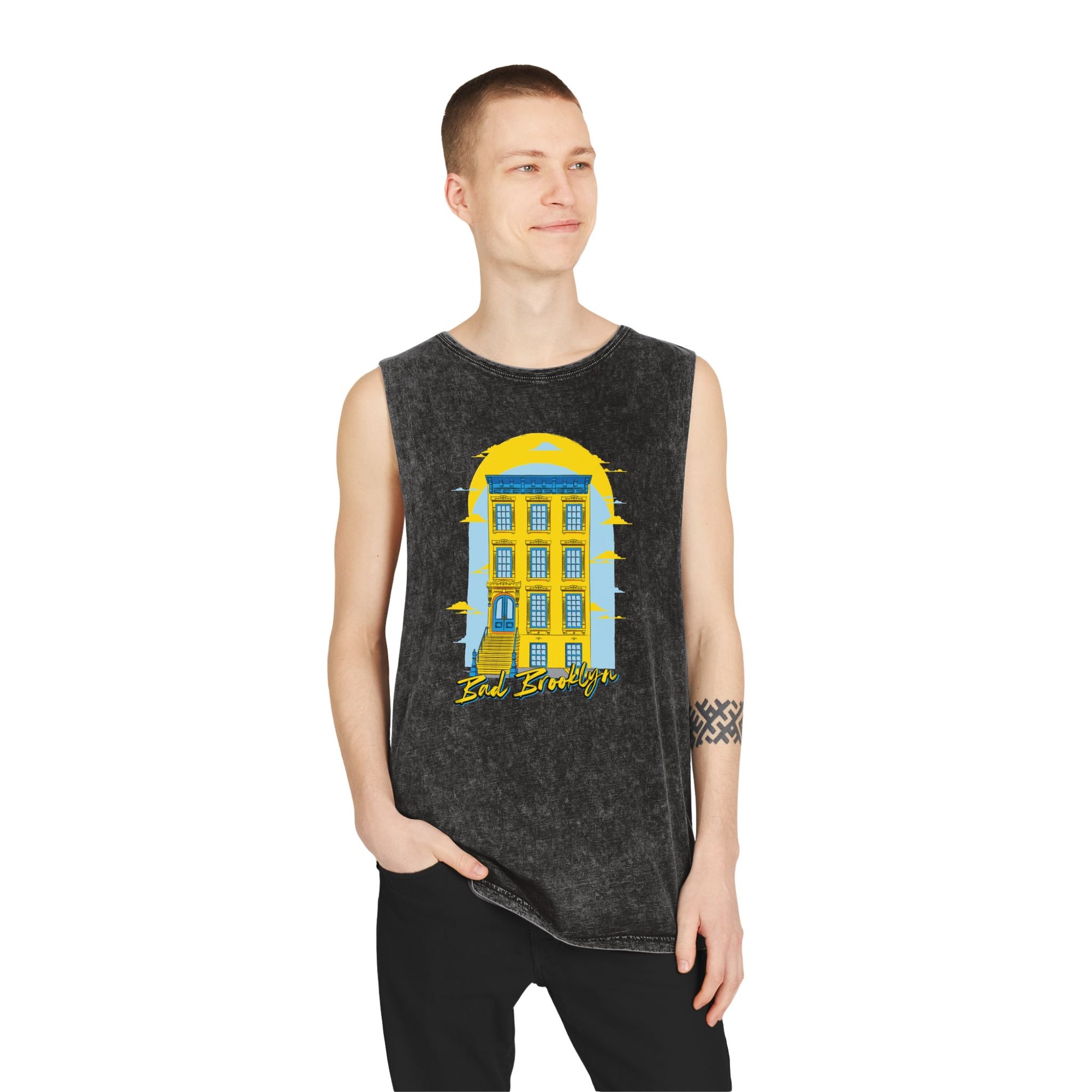 BadBrooklyn Classic Building Stonewash Tank