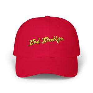 BadBrooklyn Gold Classic Embroidered Dad Cap