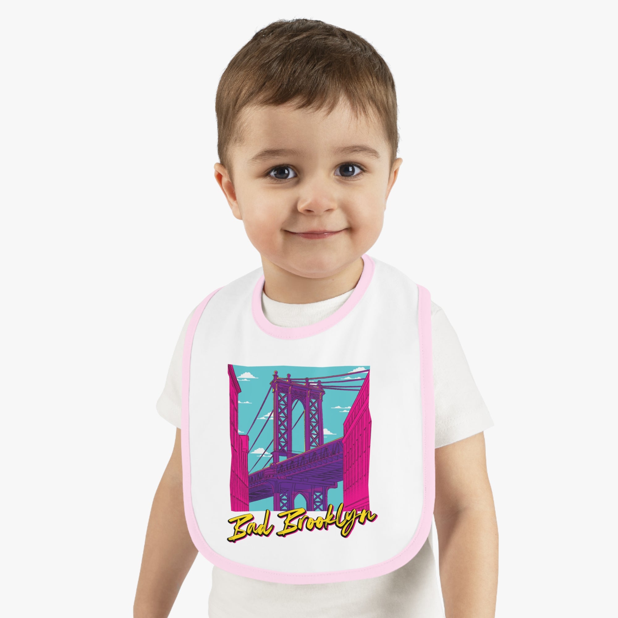 BadBrooklyn Bridge Vibes Baby Bib