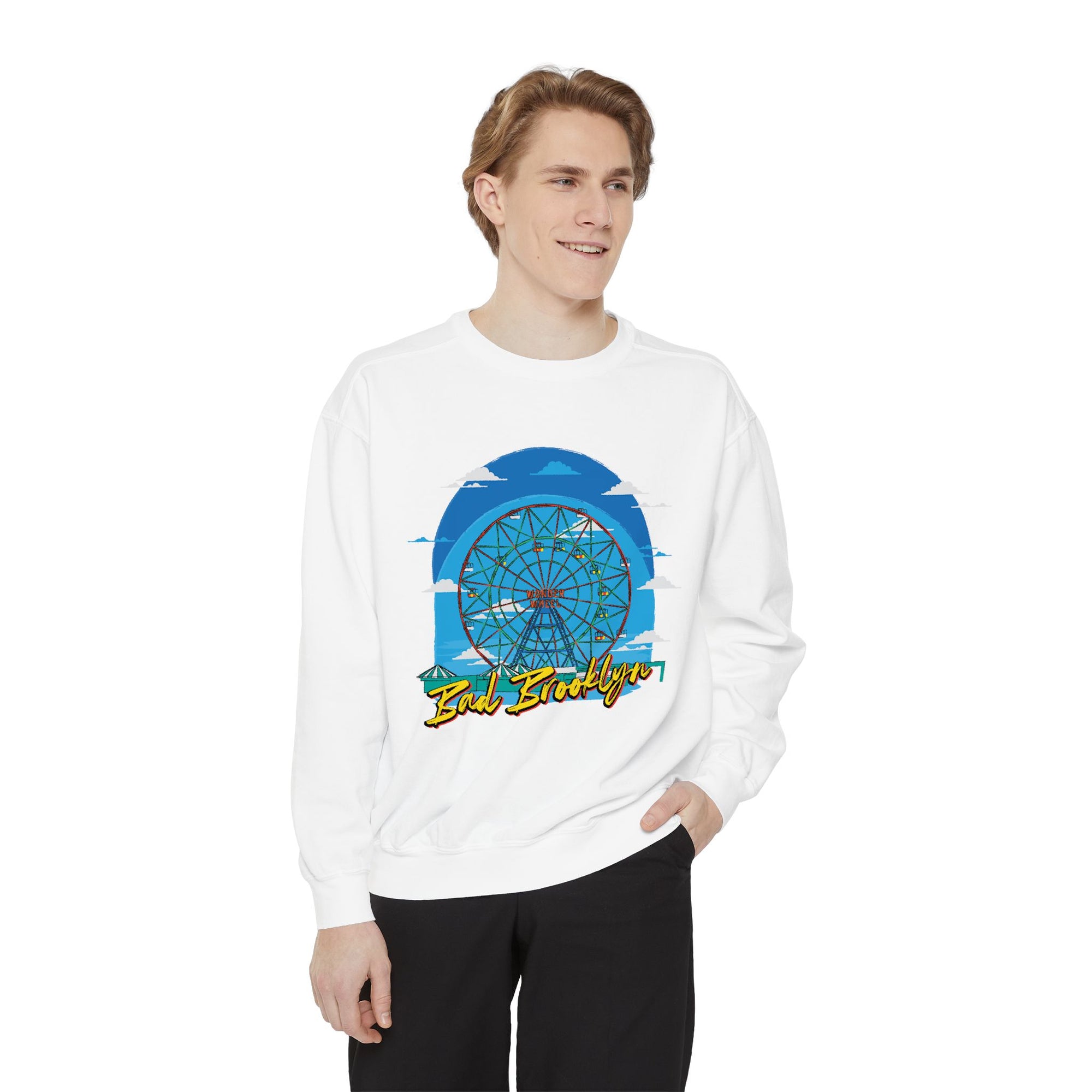 BadBrooklyn Ferris Wheel Premium Sweatshirt