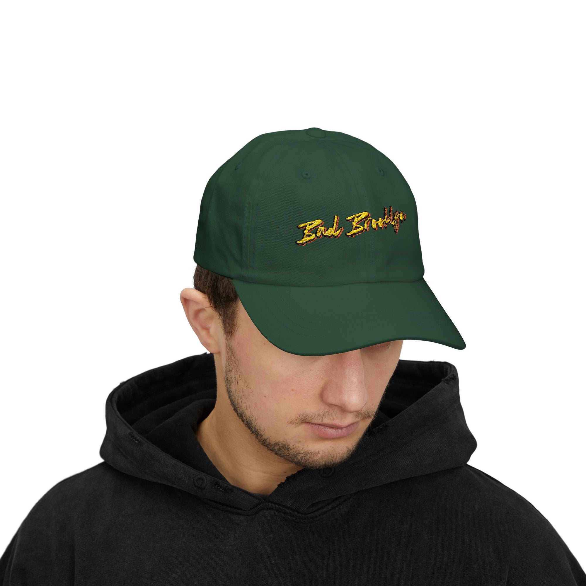 BadBrooklyn Gold Classic Embroidered Dad Cap